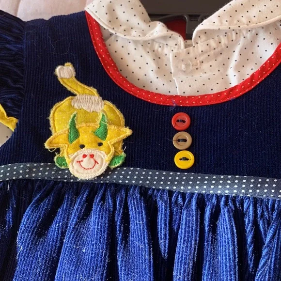 Vintage Corduroy Baby Girl’s Dress - Picture 10 of 13